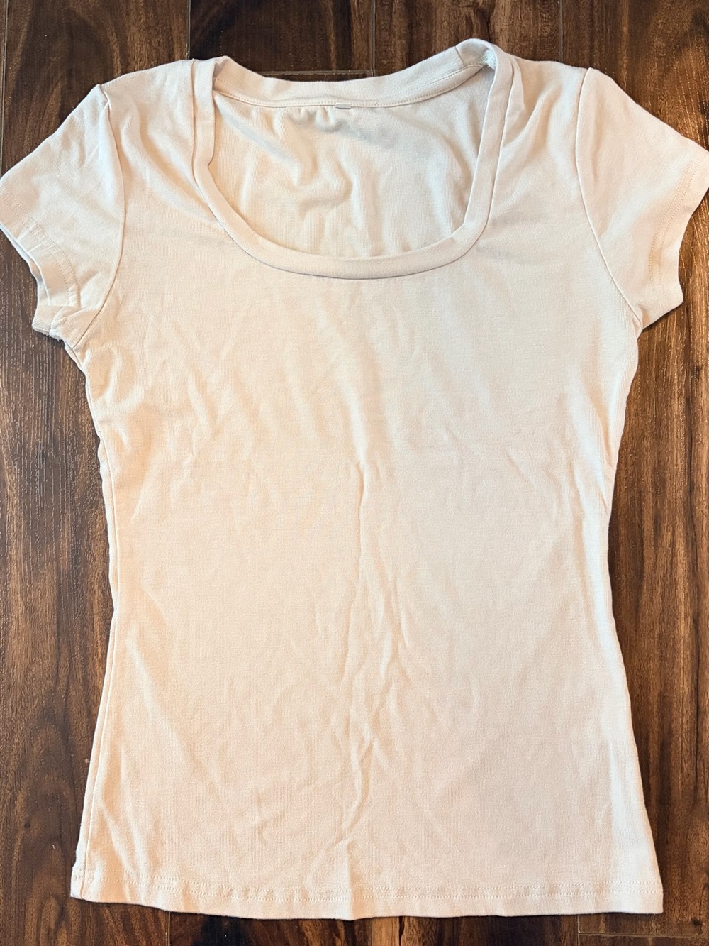 Classic Scoop Neck Women's Top - White
